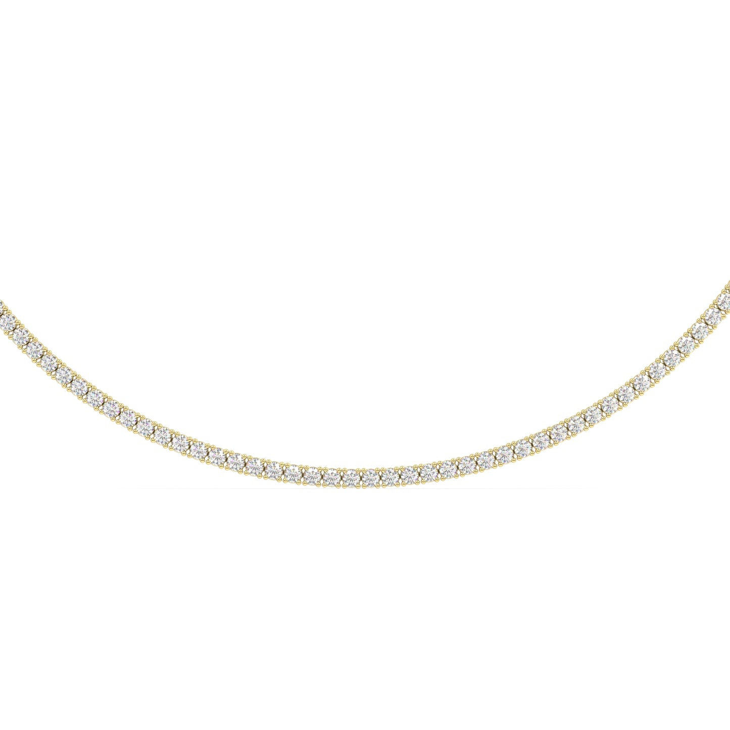 Modern Classic Tennis Necklace