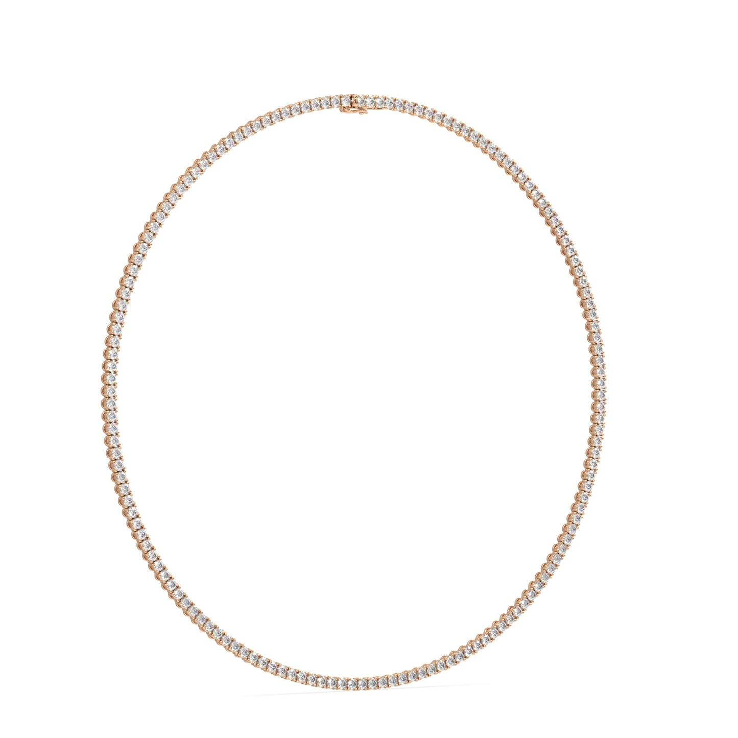 Modern Classic Tennis Necklace