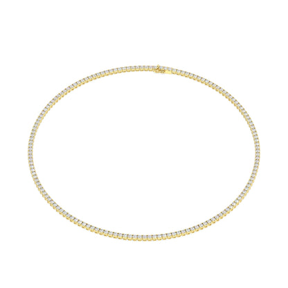 Modern Classic Tennis Necklace