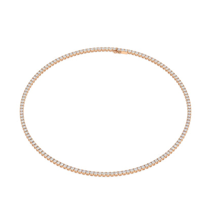 Modern Classic Tennis Necklace