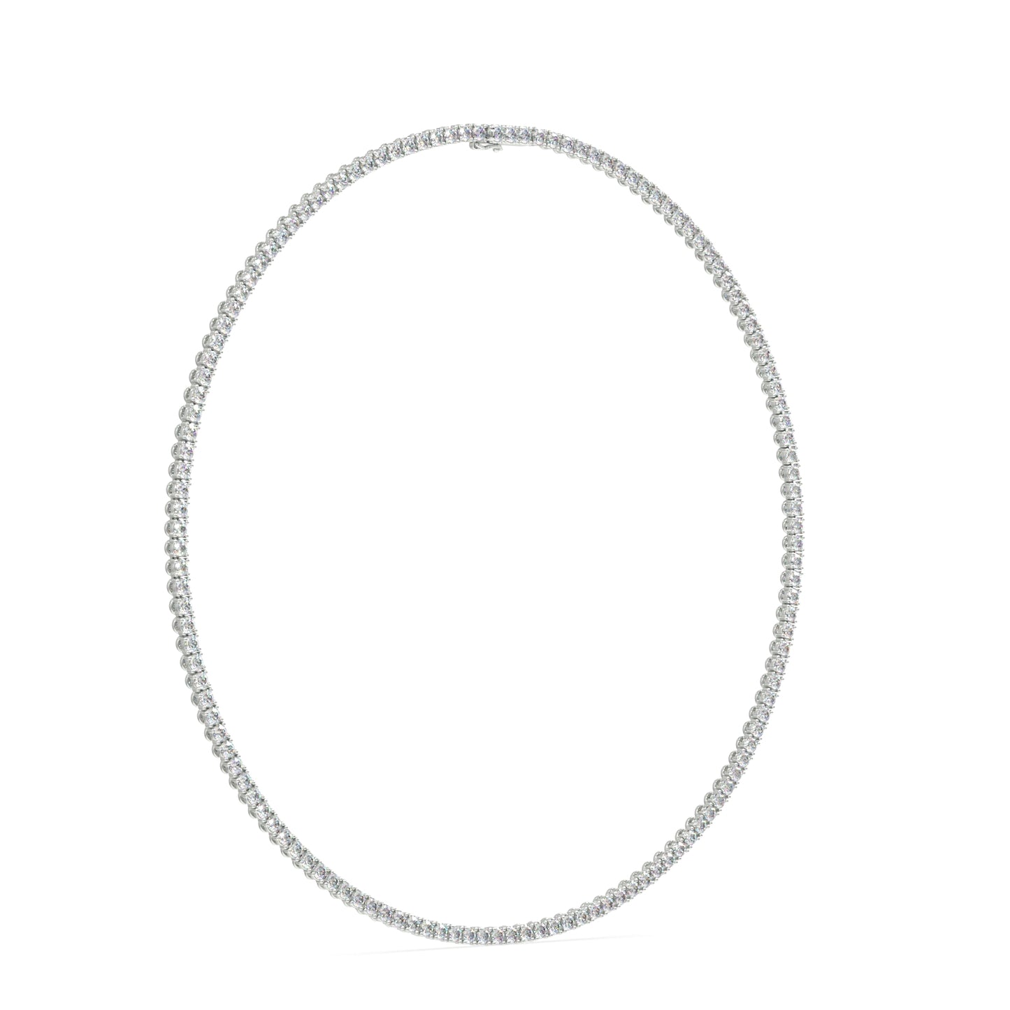 Modern Classic Tennis Necklace