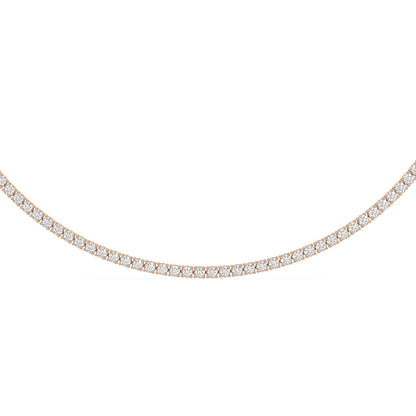 Modern Classic Tennis Necklace