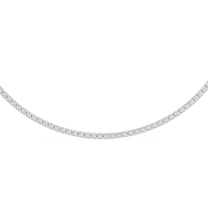 Modern Classic Tennis Necklace