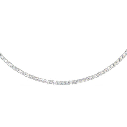 Modern Classic Tennis Necklace