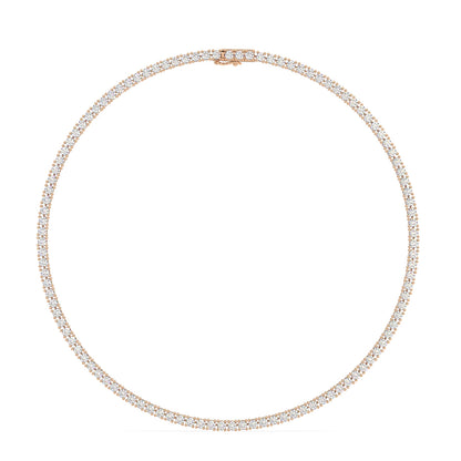 Modern Classic Tennis Necklace