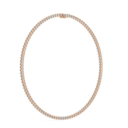 Modern Classic Tennis Necklace