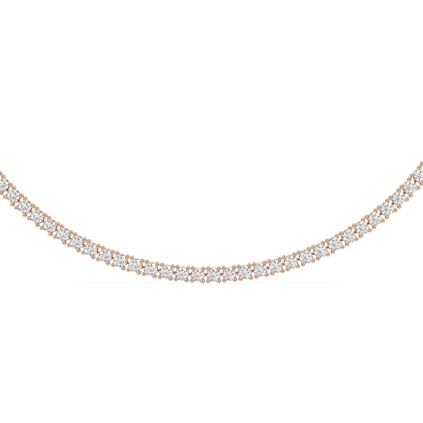 Modern Classic Tennis Necklace