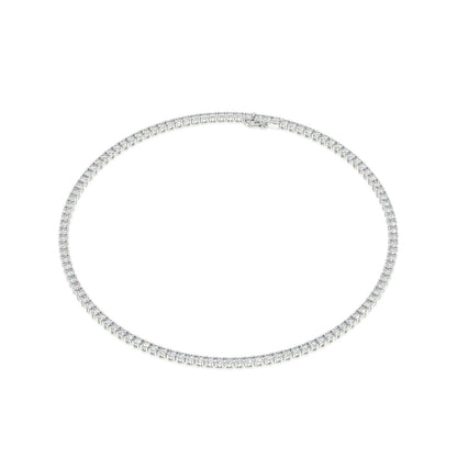 Modern Classic Tennis Necklace