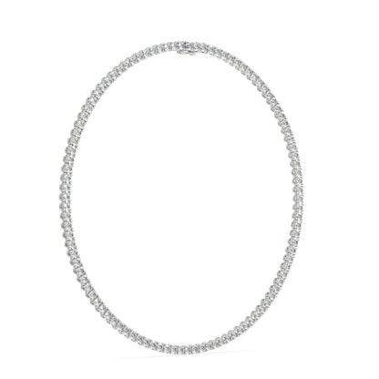 Modern Classic Tennis Necklace