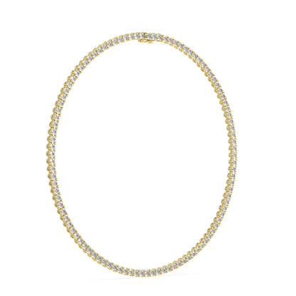 Modern Classic Tennis Necklace