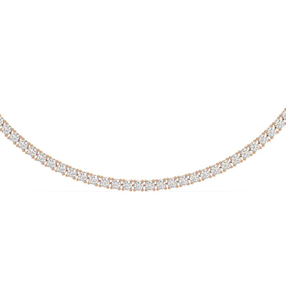 Modern Classic Tennis Necklace