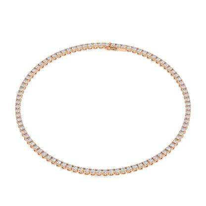 Modern Classic Tennis Necklace