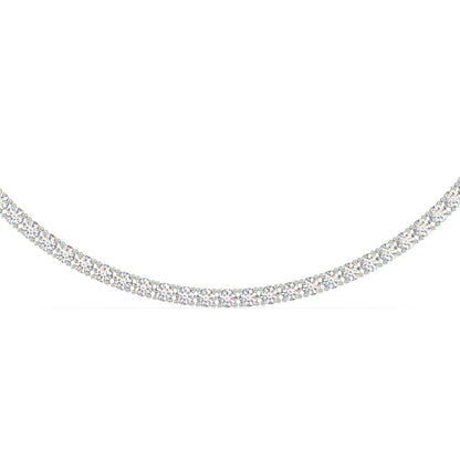 Modern Classic Tennis Necklace