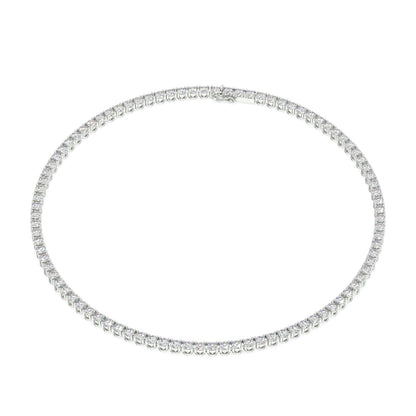 Modern Classic Tennis Necklace