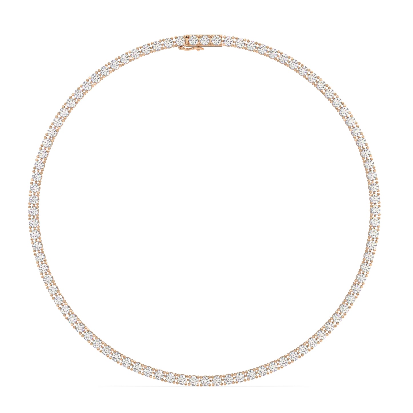 Modern Classic Tennis Necklace