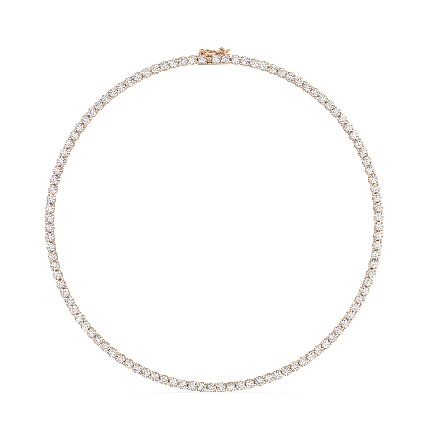 Modern Classic Tennis Necklace