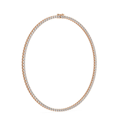 Modern Classic Tennis Necklace