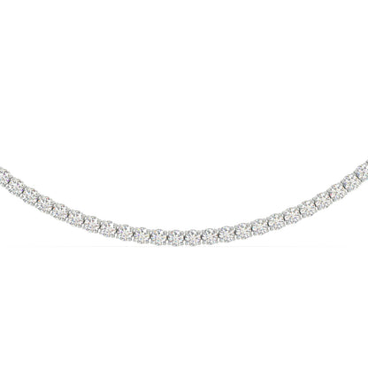 Modern Classic Tennis Necklace