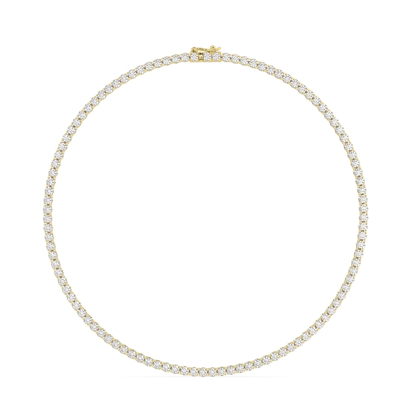 Modern Classic Tennis Necklace