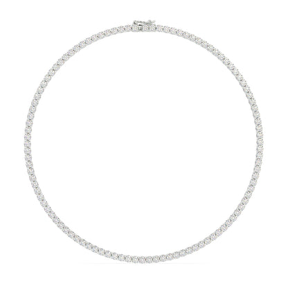 Modern Classic Tennis Necklace