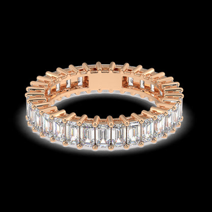 Melrose Emerald Classic Eternity Bands