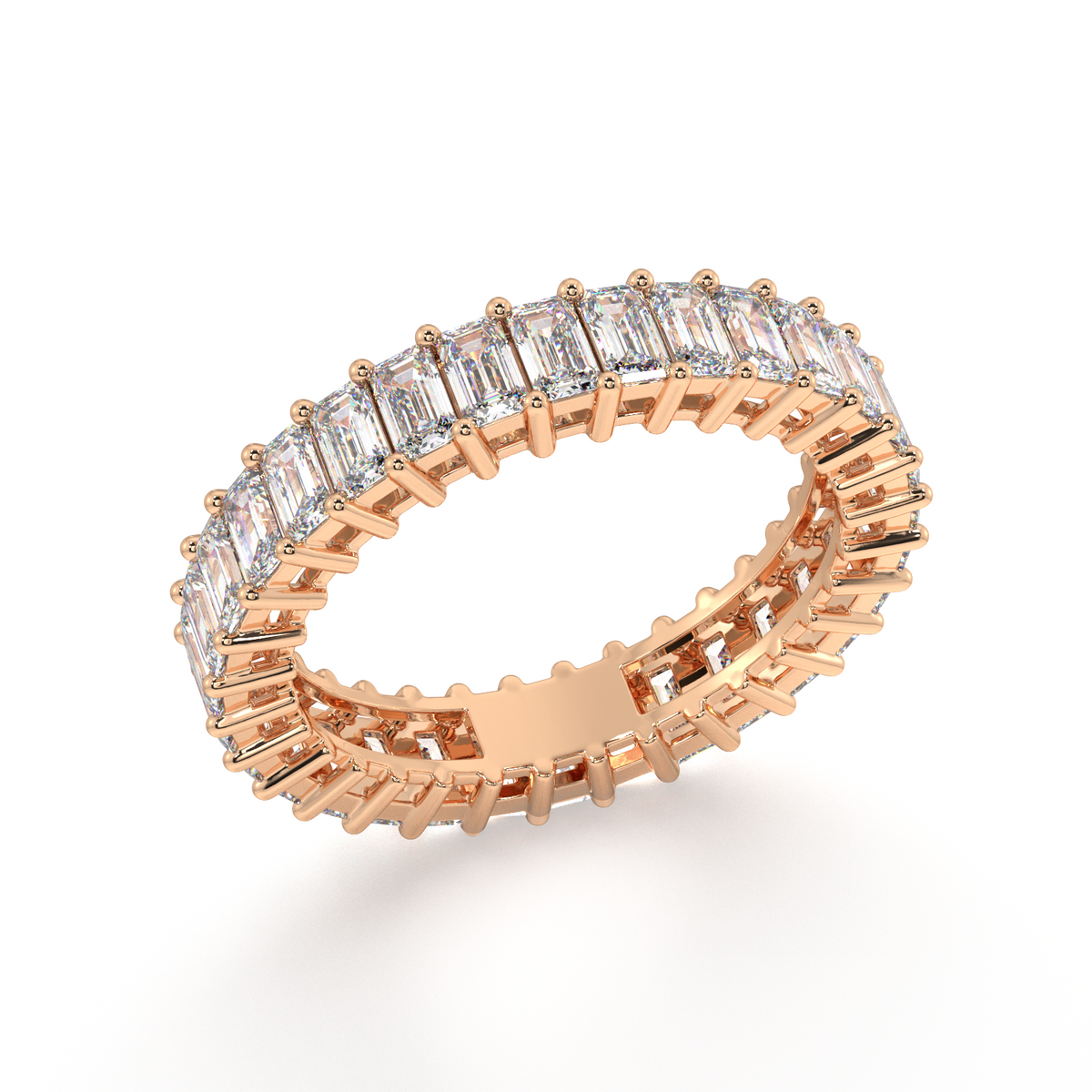 Melrose Emerald Classic Eternity Bands - 3ct