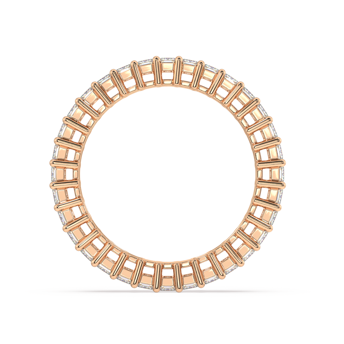 Melrose Emerald Classic Eternity Bands - 3ct