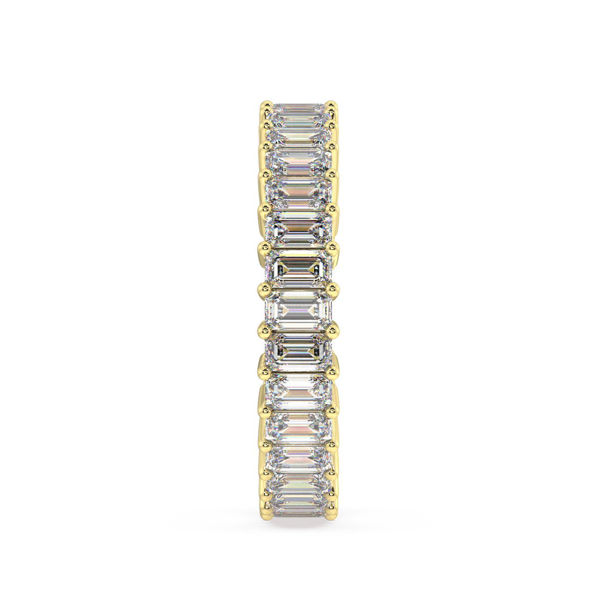 Melrose Emerald Classic Eternity Bands - 3ct