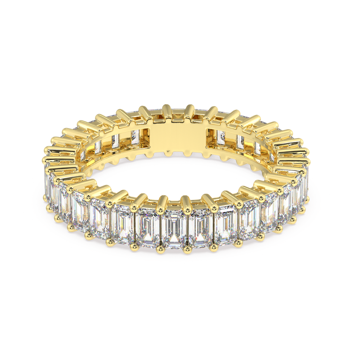 Melrose Emerald Classic Eternity Bands - 3ct