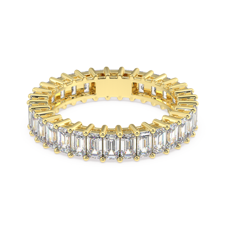 Melrose Emerald Classic Eternity Bands