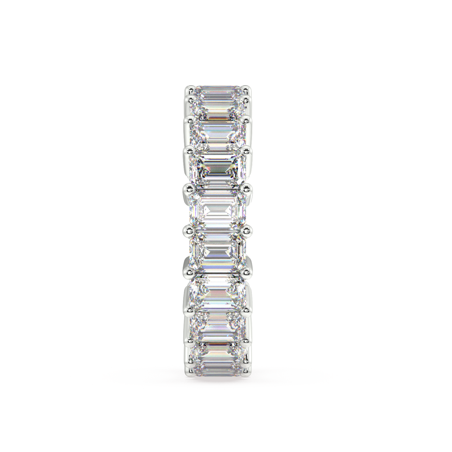 Melrose Emerald Classic Eternity Bands