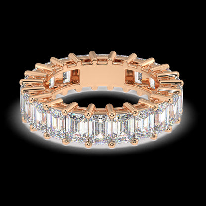 Melrose Emerald Classic Eternity Bands