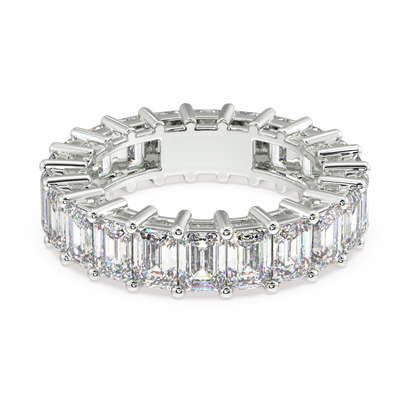 Melrose Emerald Classic Eternity Bands