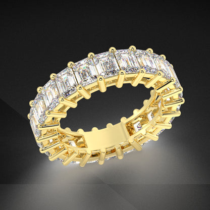 Melrose Emerald Classic Eternity Bands