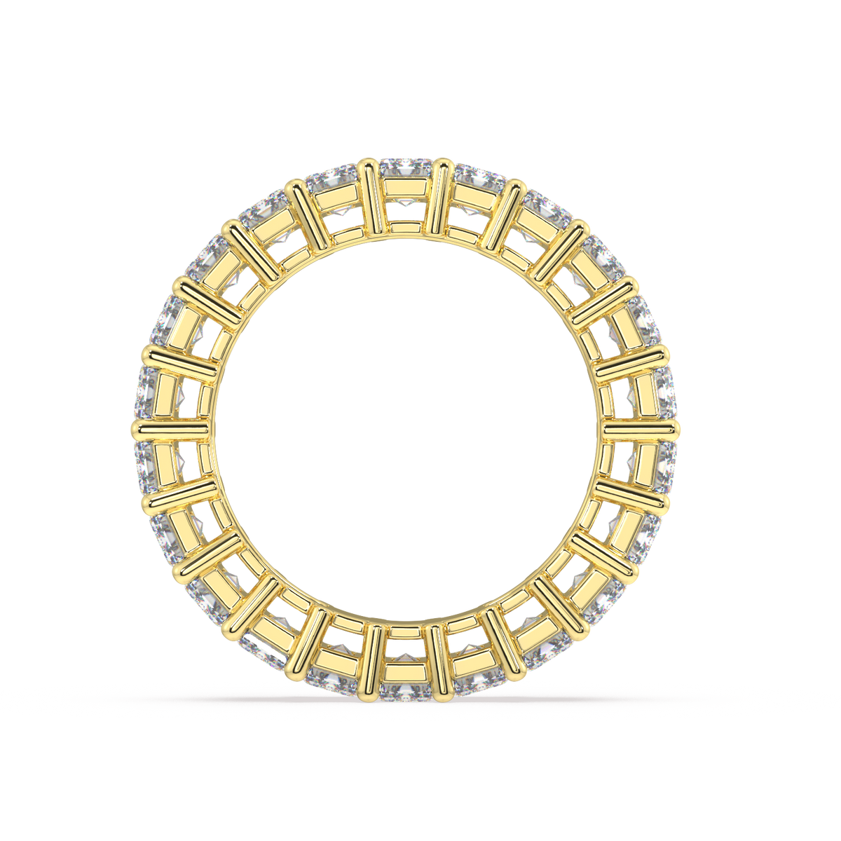 Melrose Emerald Classic Eternity Bands - 6ct
