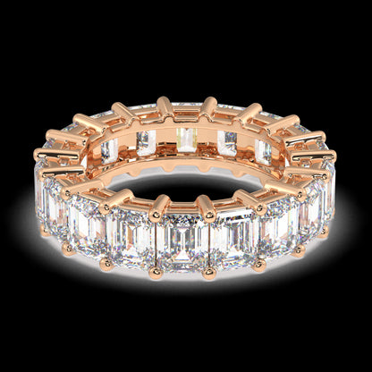 Melrose Emerald Classic Eternity Bands