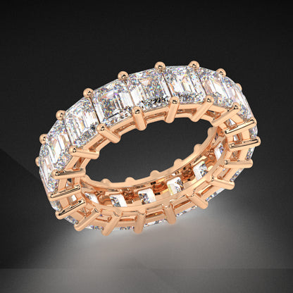 Melrose Emerald Classic Eternity Bands