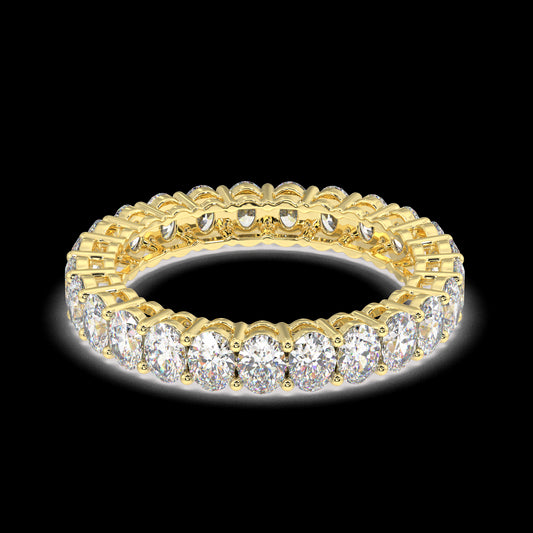 Melrose Oval Classic Eternity Bands