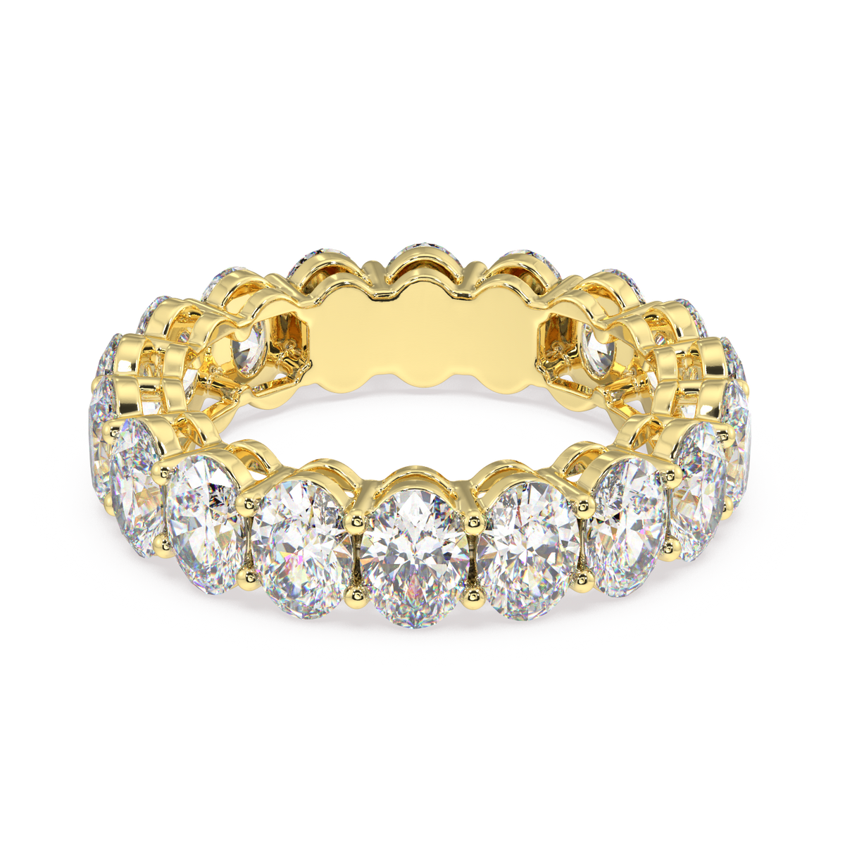 Melrose Oval Classic Eternity Bands - 6ct