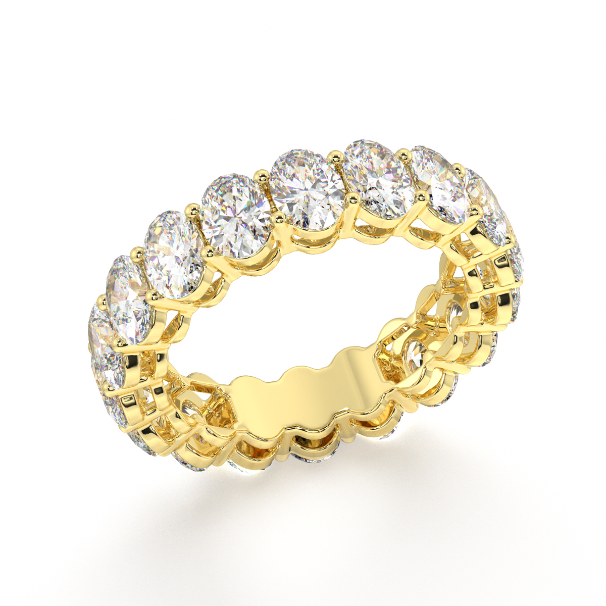 Melrose Oval Classic Eternity Bands - 6ct