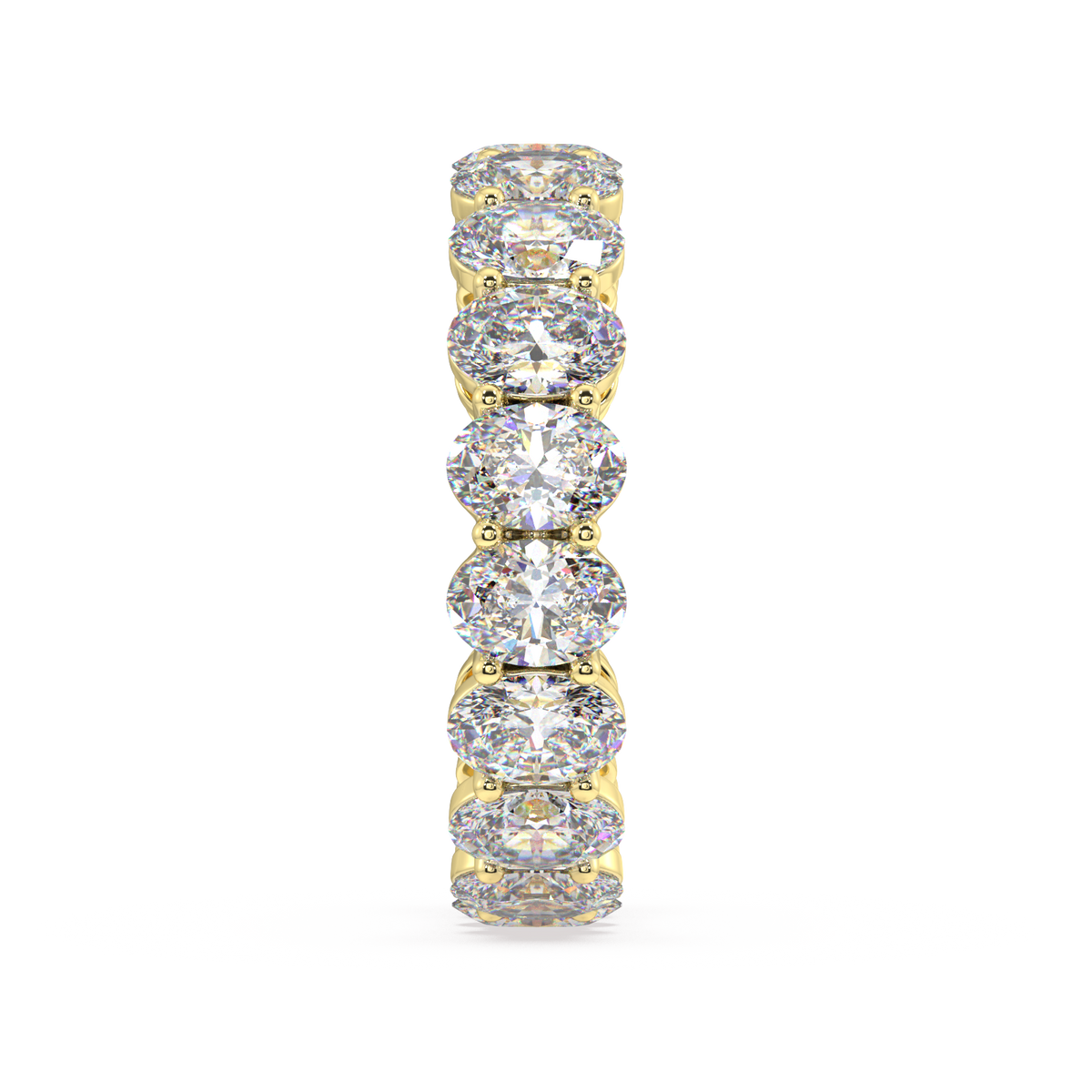 Melrose Oval Classic Eternity Bands - 6ct
