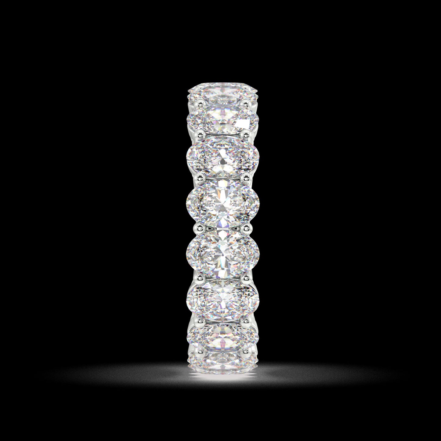 Melrose Oval Classic Eternity Bands