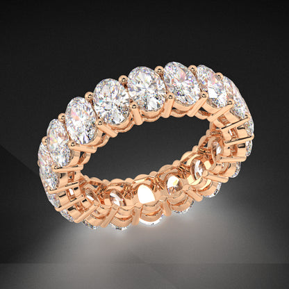 Melrose Oval Classic Eternity Bands