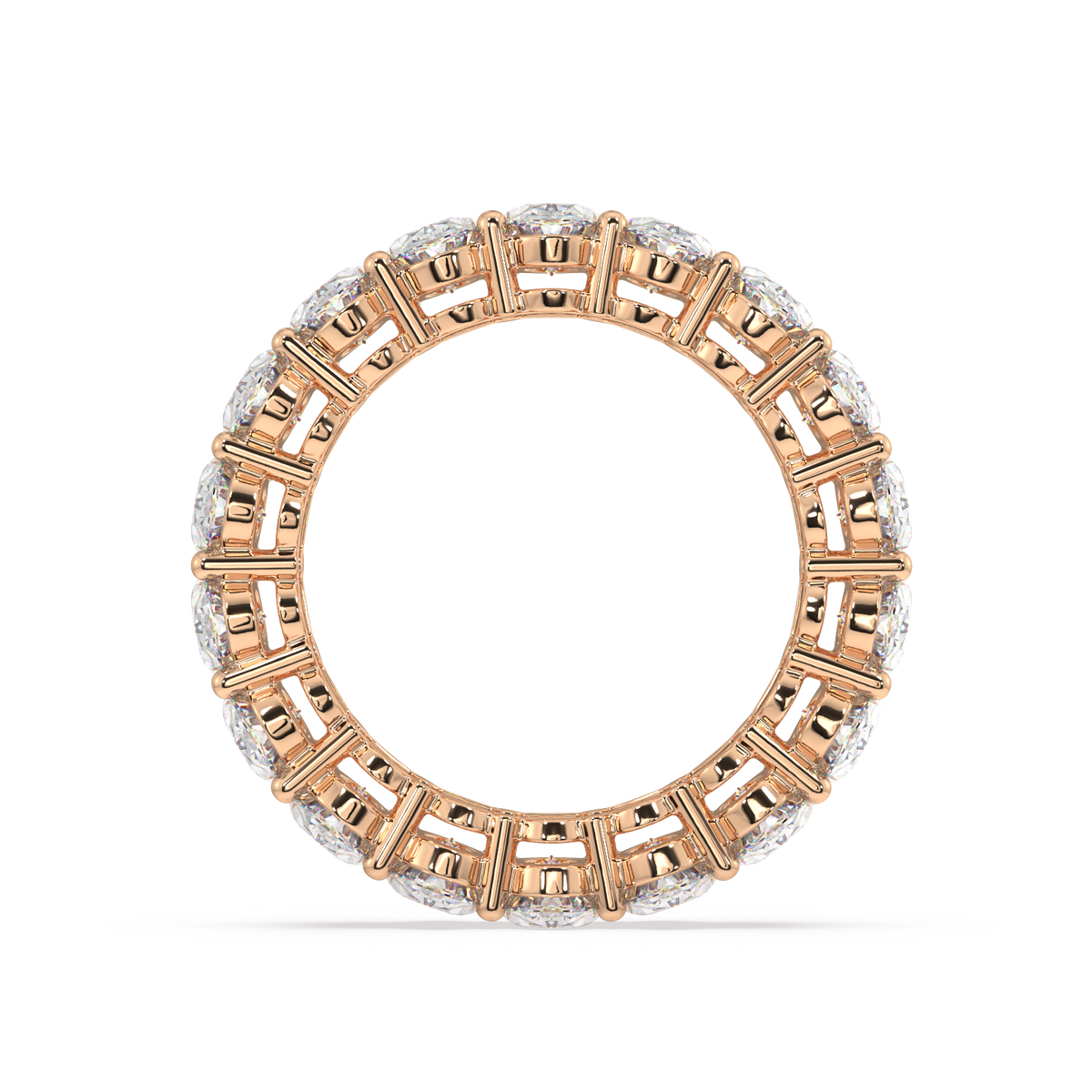 Melrose Oval Classic Eternity Bands - 7ct