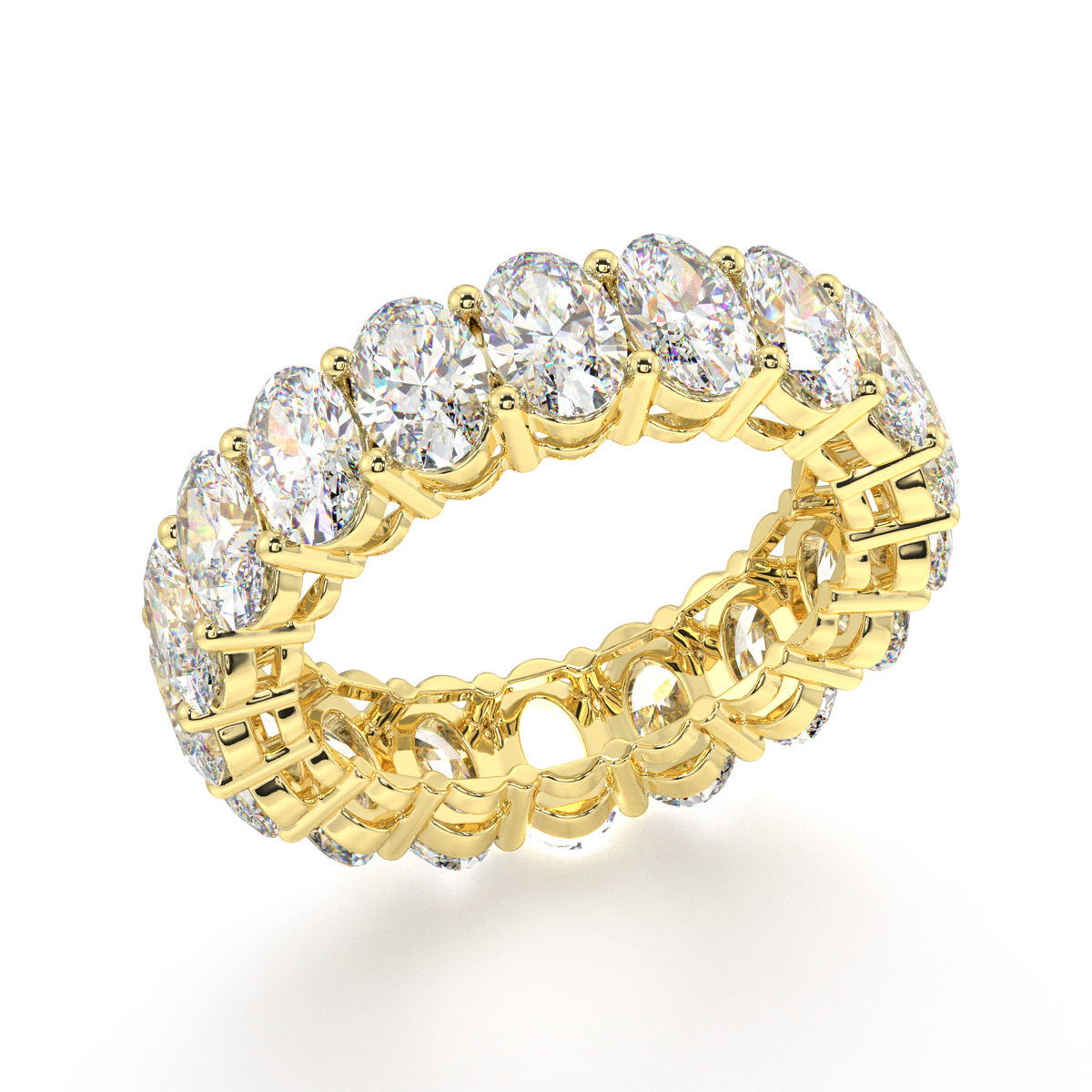Melrose Oval Classic Eternity Bands - 7ct