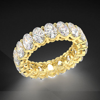 Melrose Oval Classic Eternity Bands