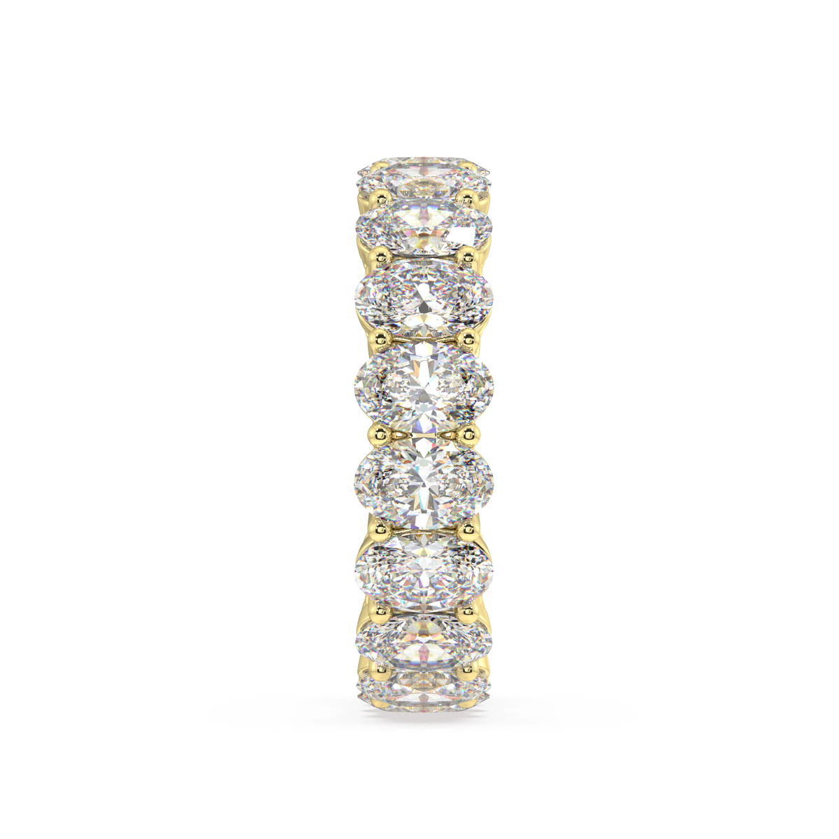 Melrose Oval Classic Eternity Bands - 7ct