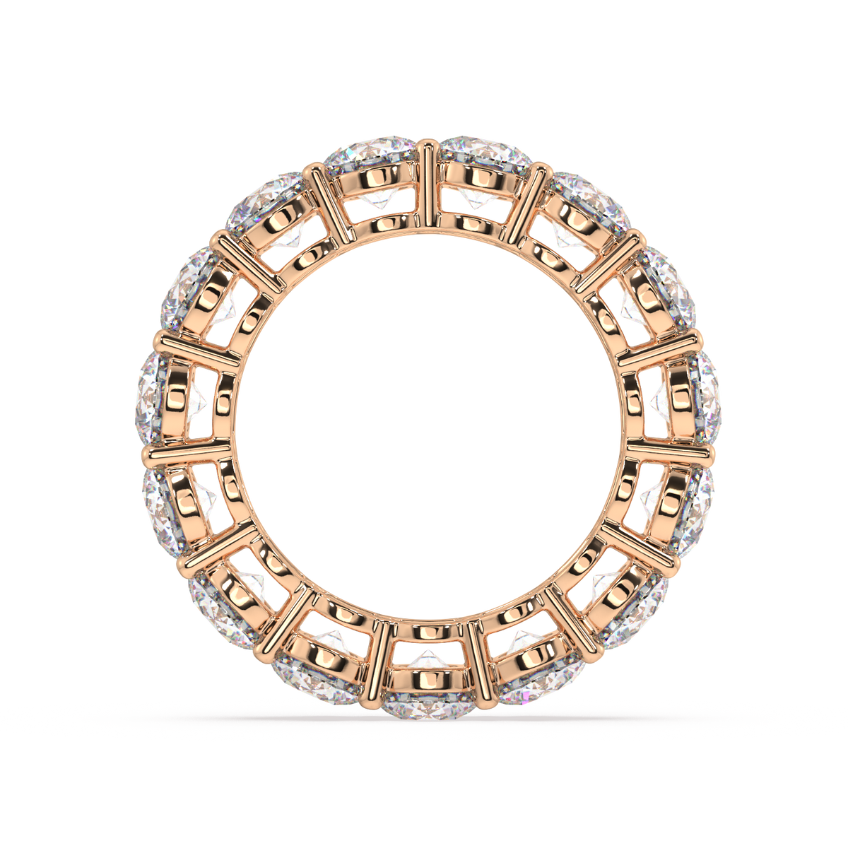 Melrose Round Classic Eternity Bands - 7ct
