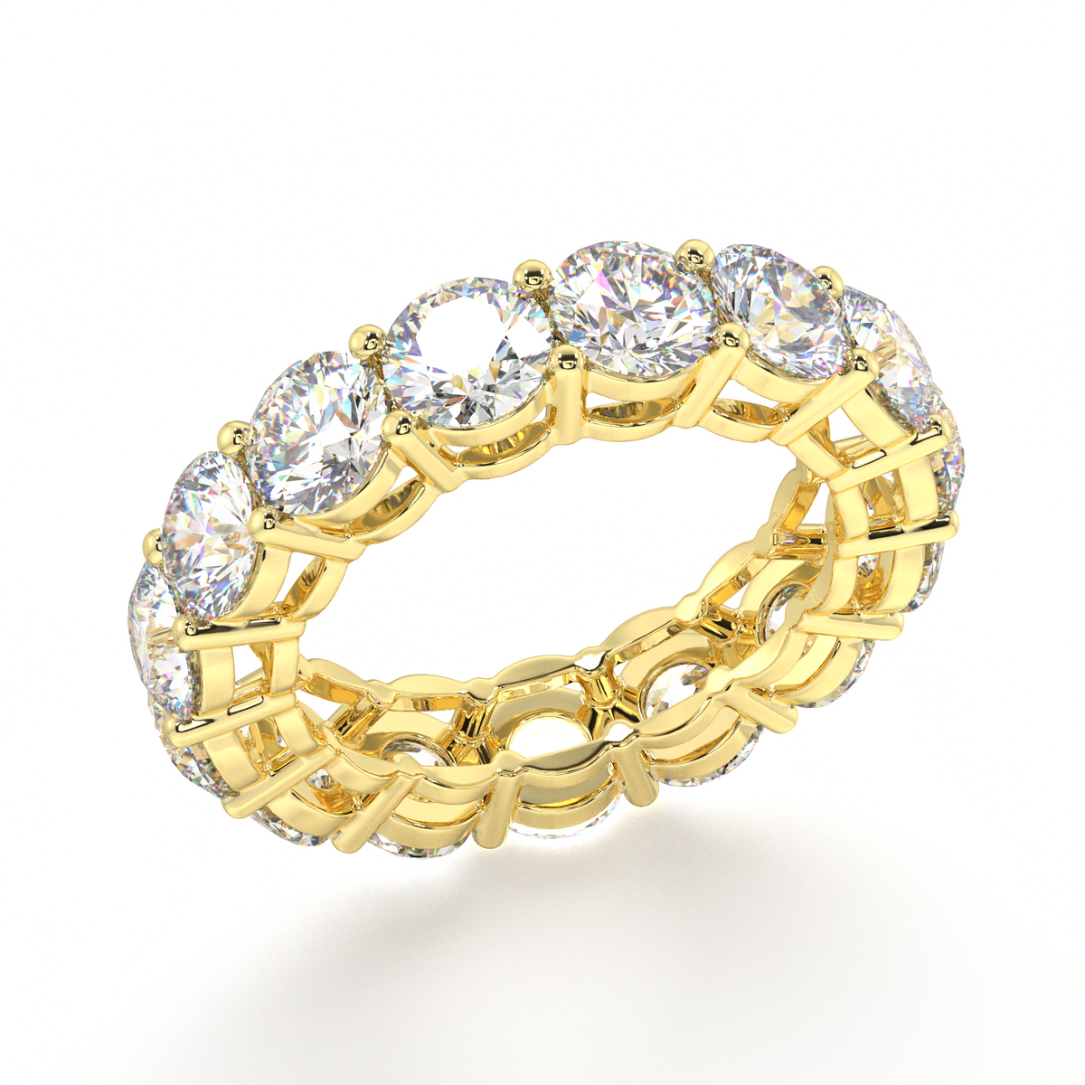 Melrose Round Classic Eternity Bands - 7ct