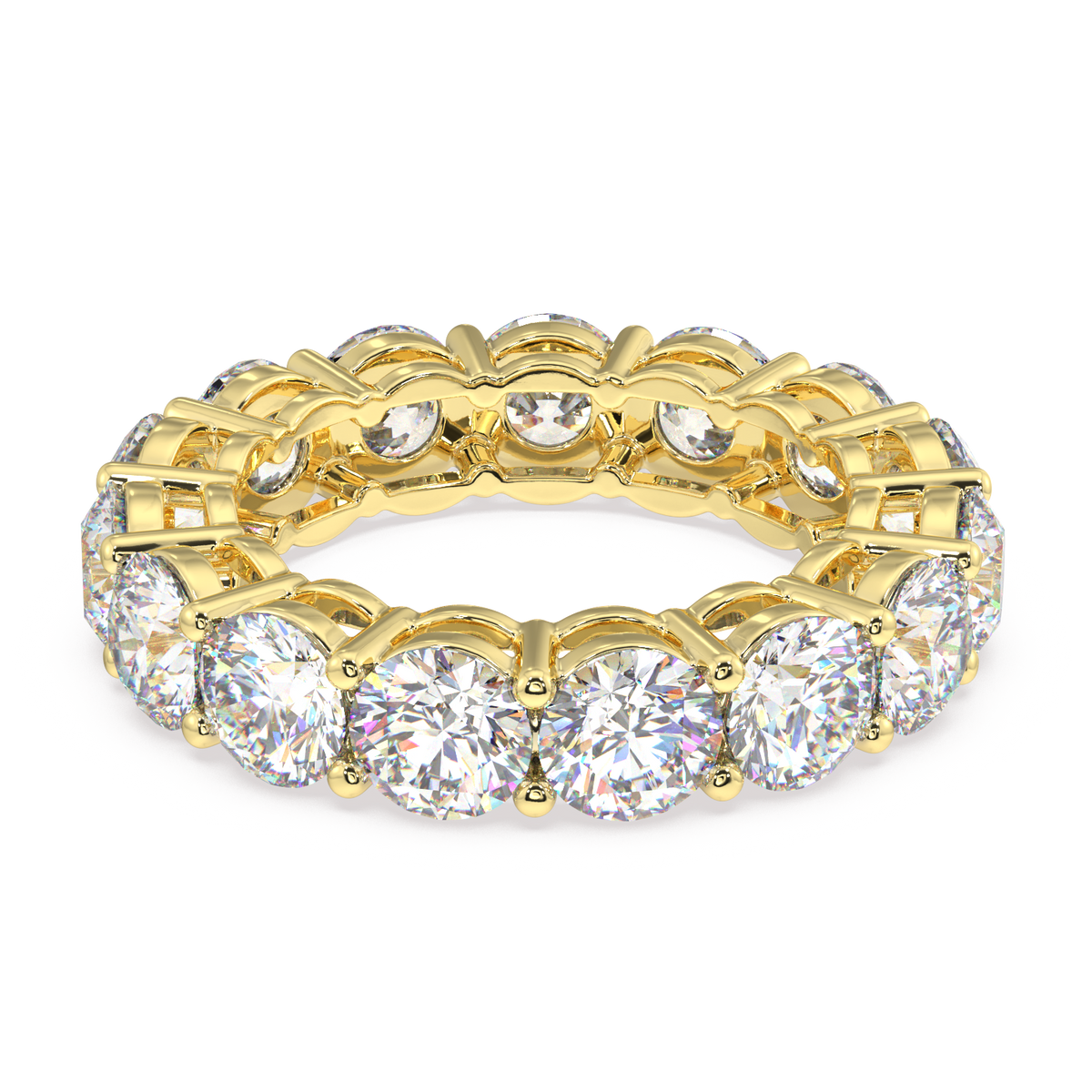 Melrose Round Classic Eternity Bands - 7ct